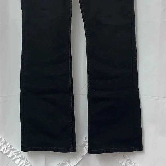 Women’s Wrangler High Rise Bold Bootcut Black Jeans Size 8X32 NEW WITHOUT TAGS - Picture 4 of 10